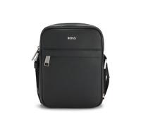 BOSS Bolso mensajero en piel sintética con detalle de logo - StyleZair_NS zip, 50483566 Negro pcs.
