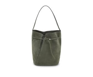 BOSS Bolso saca BOSS REVERS en ante con cinturón trenzado - StyleBOSS REVERS BUCKET S, 50567612 Verde oscuro pcs.