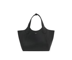 BOSS Bolso tote de piel con letras de logo metálicas - StyleLenah New Tote, 50563395 Negro pcs.