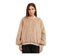 BOSS Chaqueta bomber relaxed fit reversible en satén y pelo sintético - StylePetisa, 50567439 Beige 36