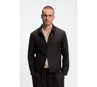 BOSS BOSS BY BECKHAM cazadora relaxed fit de lino - StyleWing-Jacket-262_DB, 50576251 Marrón oscuro 56