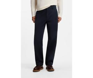BOSS BOSS BY BECKHAM chinos relaxed fit en sarga de algodón - StylePagor_DB, 50570505 Azul oscuro 34/30
