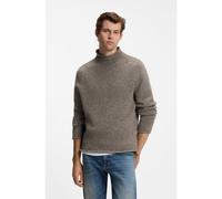 BOSS BOSS BY BECKHAM jersey de tweed de lana virgen - StyleFiras_DB, 50572094 Marrón claro XXL
