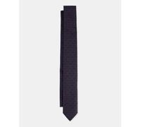 Boss Boss - Corbata de hombre en seda natural. Azul marino Talla Talla única