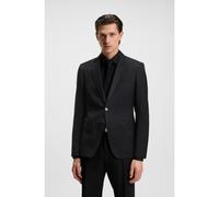 BOSS BOSS ONE Americana slim fit en sarga de lana virgen - StyleH-Huge-B1, 50469171 Negro 56