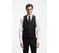 BOSS BOSS ONE Chaleco slim fit en sarga de lana virgen - StyleH-Huge-Vest-B1, 50469160 Negro 50