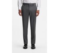 BOSS BOSS ONE Pantalones slim fit de sarga de lana virgen - StyleH-Genius-B1, 50469174 Gris oscuro 46A