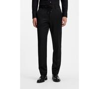 BOSS BOSS ONE Pantalones slim fit de sarga de lana virgen - StyleH-Genius-DS-B1, 50469169 Negro 54