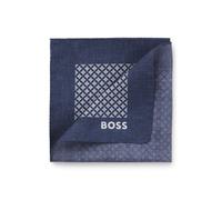 BOSS BOSS ONE Pañuelo de bolsillo de seda con estampado digital - StyleH-POCKET SQ. ONE, 50556356 Azul estampado pcs.