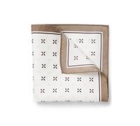BOSS BOSS ONE Pañuelo de bolsillo de seda con motivo estampado - StyleH-POCKET SQ. ONE, 50572111 Beige estampado pcs.