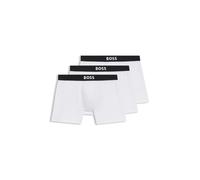 BOSS BOSS ONE paquete de tres calzoncillos bóxer con logotipo en la cinturilla - StyleBoxerBr 3P BOSS ONE, 50544272 Blanco XS
