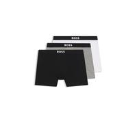 BOSS BOSS ONE paquete de tres calzoncillos bóxer con logotipo en la cinturilla - StyleBoxerBr 3P BOSS ONE, 50544272 Blanco / Gris / Negro XXXL