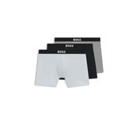 BOSS BOSS ONE paquete de tres calzoncillos bóxer con logotipo en la cinturilla - StyleBoxerBr 3P BOSS ONE, 50544272 Azul / Gris XL