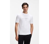 BOSS BOSS x ASTON MARTIN camiseta de algodón con gráfico de coche - StyleC-Taut 181_AM, 50570435 Blanco XL