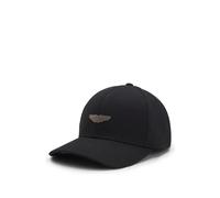 BOSS BOSS x ASTON MARTIN gorra con insignia alada de ante - StyleZed-J_AM, 50566550 Negro pcs.