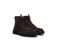 BOSS Botas de ante con cordones y cremallera lateral - StyleJulio_Halb_sdwx, 50573413 Marrón oscuro 40