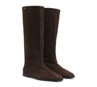 BOSS Botas de caña hasta la rodilla de ante con monograma Double B - StyleAnyah_Bootie_SD, 50573064 Marrón oscuro 42