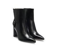 BOSS Botas de piel brillante con puntera afilada y detalle de hebilla - StyleMiah_ChBootie90_NA, 50573094 Negro 37