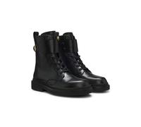 BOSS Botas de piel con cordones y herrajes en tono dorado - StyleEleri_LUBootie_LTZPT, 50573124 Negro 38