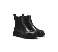BOSS Botines Chelsea de piel con monograma Double B en tono dorado - StyleEleri_ChBootie_LTWS, 50573133 Negro 39