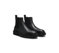 BOSS Botines Chelsea de piel granulada con suela dentada - StyleJulyo_Cheb_gr, 50552573 Negro 45