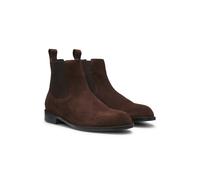 BOSS Botines Chelsea en ante con paneles elásticos - StyleTayil_Cheb_sdN, 50548229 Marrón oscuro 44