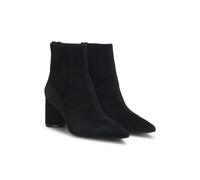 BOSS Botines de ante con tacón en bloque - StyleGracey_ChBootie70_SD, 50548812 Negro 38.5