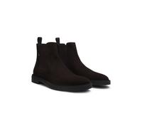 BOSS Botines de estilo Chelsea de ante con puntadas características - StyleCalev_Cheb_sdfb, 50552528 Marrón oscuro 40