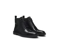 BOSS Botines de piel con detalles calados - StyleCalev_Halb_ltbrfb, 50552551 Negro 45