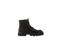 BOSS Botas de ante con cordones y cremallera lateral - StyleJulio_Halb_sdwx, 50573413 Marrón oscuro 44