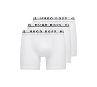 BOSS Boxer Brief 3p Co/El, Bóxer, Hombre, Blanco (White 100), S