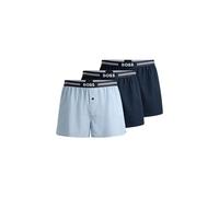 BOSS Boxer Tejido 3p, Azul oscuro403, XL (Pack de 3) para Hombre