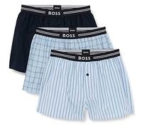 BOSS Boxer Tejido 3p, Open Blue465, L (Pack de 3) para Hombre