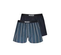 BOSS Boxershorts paquete de 2 open blue azul | M