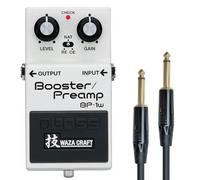 Boss BP-1W Booster Preamp Waza Craft Edition + keepdrum Jack Cable