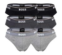 BOSS Braga gris / gris oscuro / blanco XXL EUR