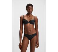 BOSS Braguitas de microfibra con apliques de encaje - StyleBRIEF_B.PURE, 50545054 Negro S