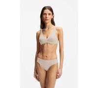 BOSS Braguitas de tiro bajo con placa dorada y monograma de encaje - StyleBRIEF_B LACE, 50566492 Beige claro S
