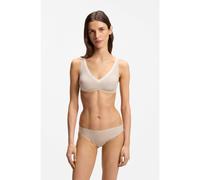 BOSS Braguitas hípster de microfibra con ribetes en contraste - StyleHIPSTER_B.MIRAGE, 50556256 Beige claro L