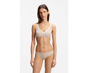 BOSS Braguitas hípster de microfibra con ribetes en contraste - StyleHIPSTER_B.MIRAGE, 50556256 Beige claro L