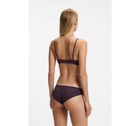 BOSS Bralette de encaje con monogramas - StylePADDED SOFT_B LACE, 50566474 Púrpura oscuro M