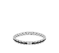 BOSS Brazalete con monograma Double B y detalles en negro - StyleARCHER, HB1580890 Tono plateado pcs.