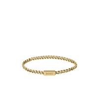 BOSS Brazalete de cadena en tono dorado con logo en el cierre - StyleCHAIN FOR HIM, 58099461 Tono dorado pcs.