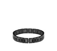 BOSS Brazalete de estilo reloj en negro con logo grabado - StyleBOSS EMBLEM, HB1580886 Negro pcs.