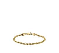 BOSS Brazalete en tono dorado con cadena estilo cuerda - StyleMYLES, HB1580810 Tono dorado M