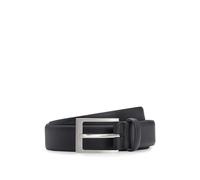 BOSS Cinturón 'Brondon' negro / plata, Talla 85