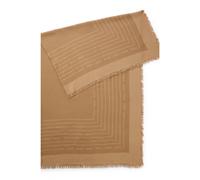 BOSS Bufanda de voile con logo estampado - StyleLaik_120*120, 50521800 Beige pcs.