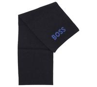 BOSS bufanda Elios Knitted Scarf Dark Blue azul marino