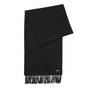 BOSS Bufanda Mujer De Lana Con Remache Con Logo Zesy 50517216 Color Negro