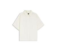 BOSS Blusa regular fit con puños enrollados - StyleC_Bisenas, 50559261 Blanco 40